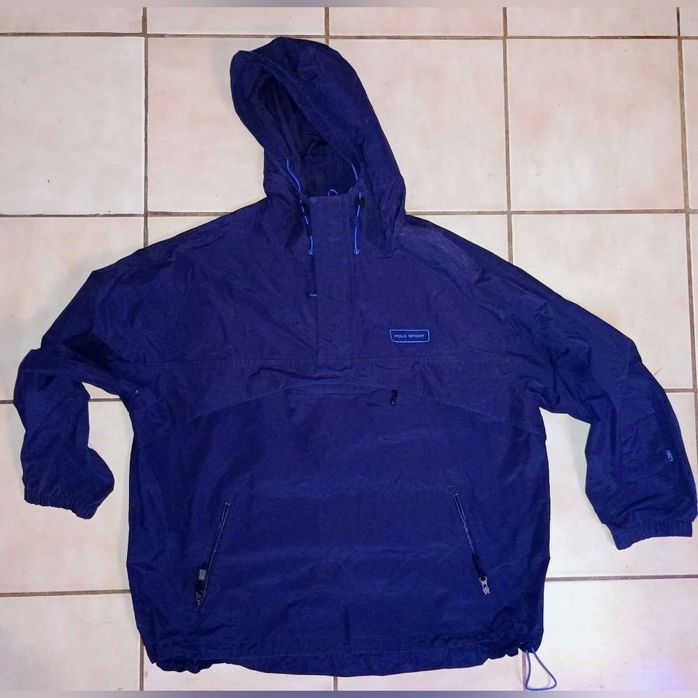 Vintage Polo Sport Anorak Jacket Size XL